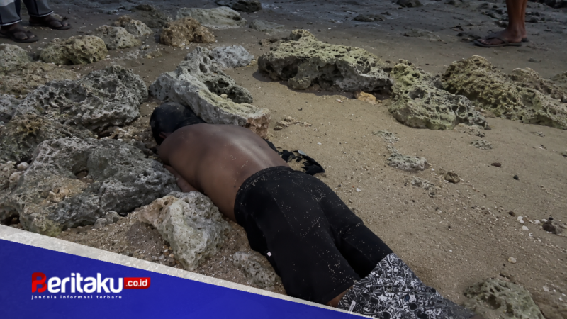 Selasa Petang Gempar, Mayat Tanpa Identitas Ditemukan Terdampar di Pesisir Sumenep