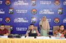 Foto: Kapolresta Sumenep Kombes Pol. Ariek Indra Sentanu, S.H., S.I.K., M.H. (tengah) didampingi Kasat Reskrim Kompol Bambang Tri Sutrisno dan PS. Kasi Humas IPDA Ach. Putrawardana saat menggelar konferensi pers pengungkapan 9 kasus kejahatan dalam Operasi Sikat Semeru 2026.
