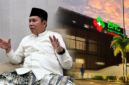 Foto: Ketua Komisi IV DPRD Sumenep Mulyadi (kiri), bersanding dengan tampilan fisik gedung RS BHC Sumenep (kanan).