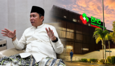 Foto: Ketua Komisi IV DPRD Sumenep Mulyadi (kiri), bersanding dengan tampilan fisik gedung RS BHC Sumenep (kanan).