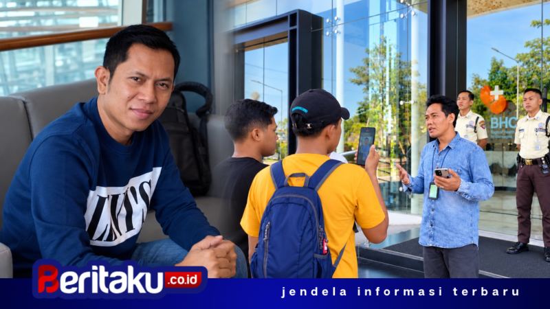Foto: Ketua Komisi IV DPRD Sumenep Mulyadi (kiri) dan suasana adu argumen wartawan bersama petugas keamanan RS BHC Sumenep (kanan) saat dihalangi meliput sidak kasus kematian pasien BPJS.