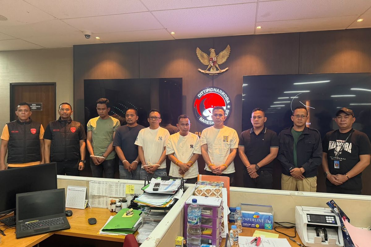 Bareskrim Polri Ungkap Identitas 6 Perwira Satresnarkoba Tangsel yang Ditangkap Terkait Narkoba