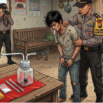 Nyamar di Toko Pasongsongan, Pria Asal Sumenep Ditangkap Polisi Bersama Paket Sabu dan Bong