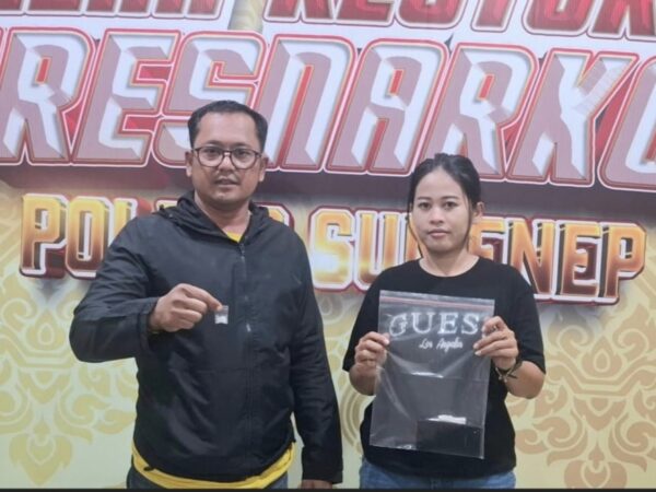 Pengendara Scoopy Diciduk di Pamolokan Sumenep, Polisi Sita Paket Sabu Siap Edar