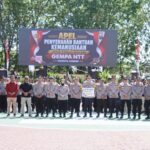 Wujudkan Polri Presisi Humanis, Kombes Pol Ariek Serahkan Bantuan Personel Polresta Sumenep ke NTT
