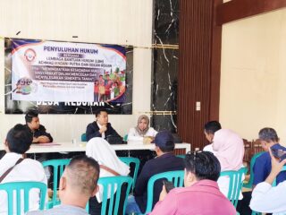 Edukasi Soal Sengketa Tanah, LBH Achmad Madani Putra Gelar Penyuluhan Hukum di Desa Kebunan