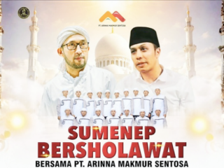 Peringati Maulid Nabi, PT Arinna Makmur Sentosa Gelar 'Sumenep Bersholawat' Bertabur Hadiah