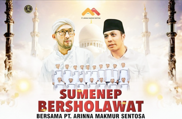 Peringati Maulid Nabi, PT Arinna Makmur Sentosa Gelar 'Sumenep Bersholawat' Bertabur Hadiah