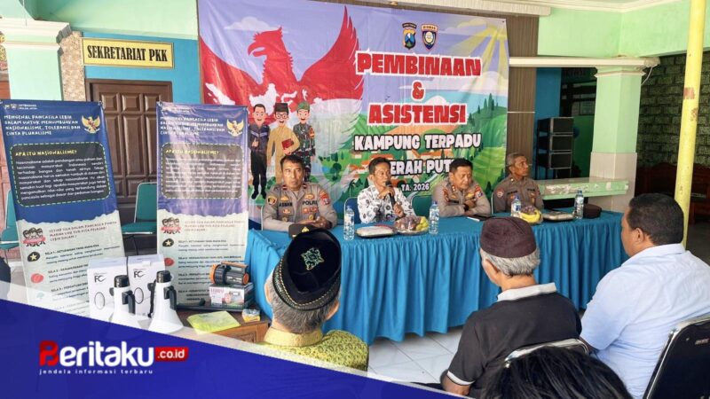 Dorong Kemandirian Warga, Ditbinmas Polda Jatim Sosialisasi Kampung Terpadu Merah Putih di Sumenep