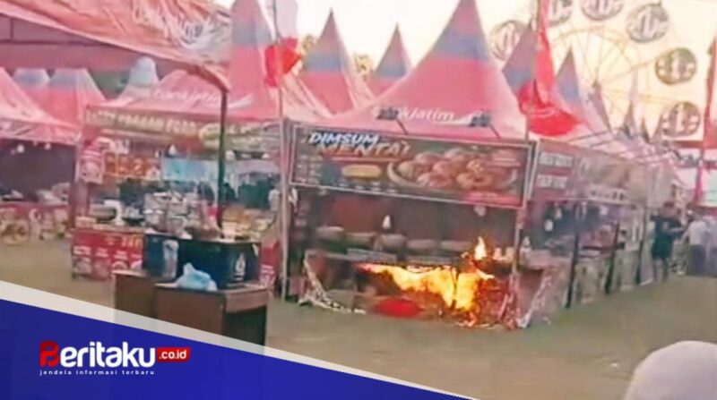 Kompor Diduga Bermasalah, Stan Dimsum di Madura Culture Fest 4 Sumenep Terbakar