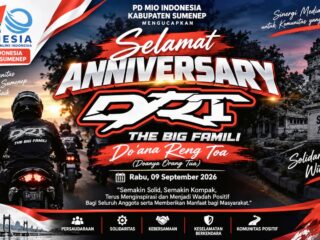Ucapkan Selamat Anniversary DRT The Big Family, Ketua MIO Sumenep: Anak Muda Harus Bikin Karya!