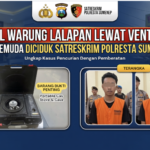 Manjat Lewat Ventilasi, Dua Pemuda Pengangguran di Sumenep Bobol Warung Lalapan dan Rusak CCTV