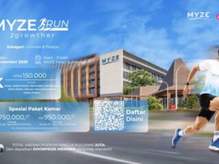 Sambut Anniversary Ke-2, MYZE Hotel Sumenep Hadirkan Fun Run 8K dan Paket Menginap Spesial