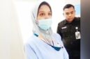 Foto: Tangkapan layar video berdurasi 1 menit 30 detik memperlihatkan perawat RS Baghraf Health Care (BHC) Sumenep (depan) didampingi petugas keamanan saat memberikan penjelasan atas pertanyaan keluarga pasien.