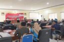 Foto: Suasana Bimbingan Teknis (Bimtek) Pembinaan dan Pendampingan Penyampaian Laporan Kegiatan Penanaman Modal (LKPM) Triwulan III Tahun 2026 bagi pelaku usaha di Aula Kantor DPMPTSP Kabupaten Sumenep.