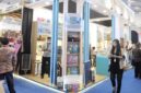 Foto: Suasana stan pameran Pemerintah Kota Tangerang Selatan melalui Disperindag Tangsel di Hall 8 ICE BSD Tangerang yang memajang produk unggulan IKM mulai dari produk pembersih Snap Clean, panel surya, hingga fesyen dan bumbu olahan.