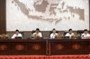 Foto: Pimpinan DPRD Kabupaten Sumenep bersama wakil bupati saat memimpin rapat paripurna penyampaian laporan Panitia Khusus (Pansus) mengenai Raperda Pembentukan Dana Cadangan Pemilihan Bupati dan Wakil Bupati.