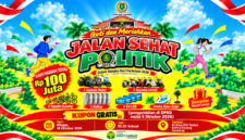 Foto: Poster resmi acara Jalan Sehat Politik Hari Parlemen 2026 yang digelar DPRD Kabupaten Sumenep dengan total hadiah mencapai Rp100 juta.