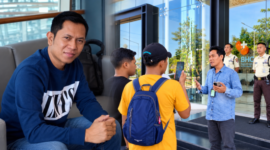 Foto: Ketua Komisi IV DPRD Sumenep Mulyadi (kiri) dan suasana adu argumen wartawan bersama petugas keamanan RS BHC Sumenep (kanan) saat dihalangi meliput sidak kasus kematian pasien BPJS.